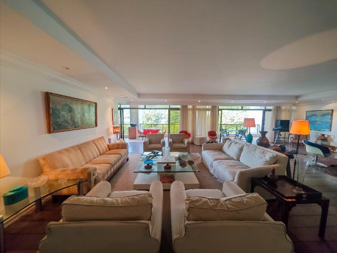 Magnificent apartment with 4 suites, a private pool and a sauna located in a prestigious building in Gávea